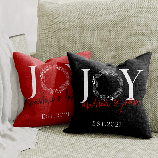 Name Christmas Pillow Cover A