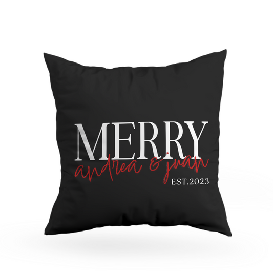 Names Christmas Pillow Cover B
