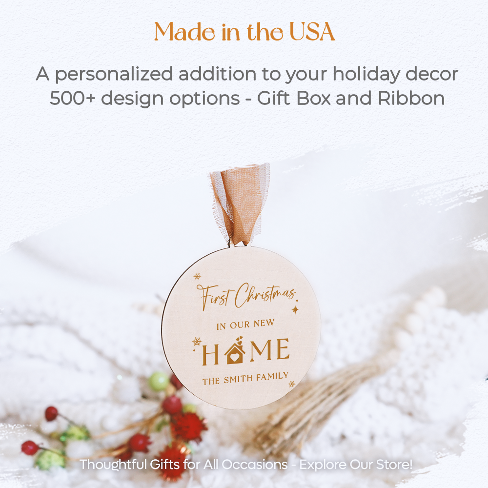 Kids Acrylic & Wood Ornament-A