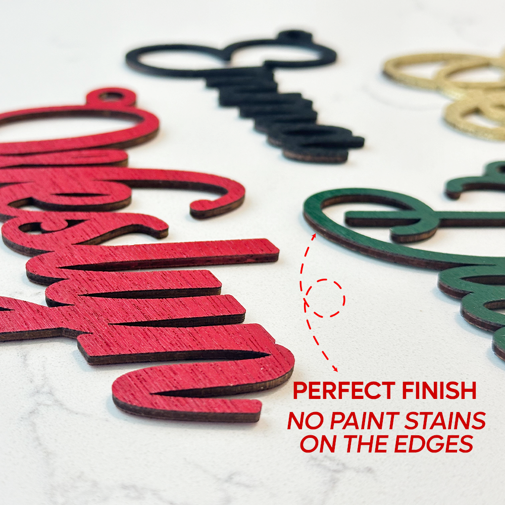 Custom Wooden Stocking Name